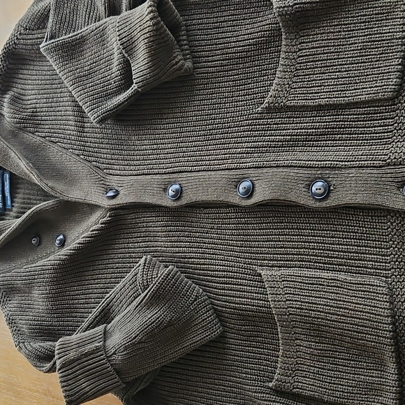 Vintage Polo by Ralph Lauren Men' Green  Cardigan - Picture 1 of 13